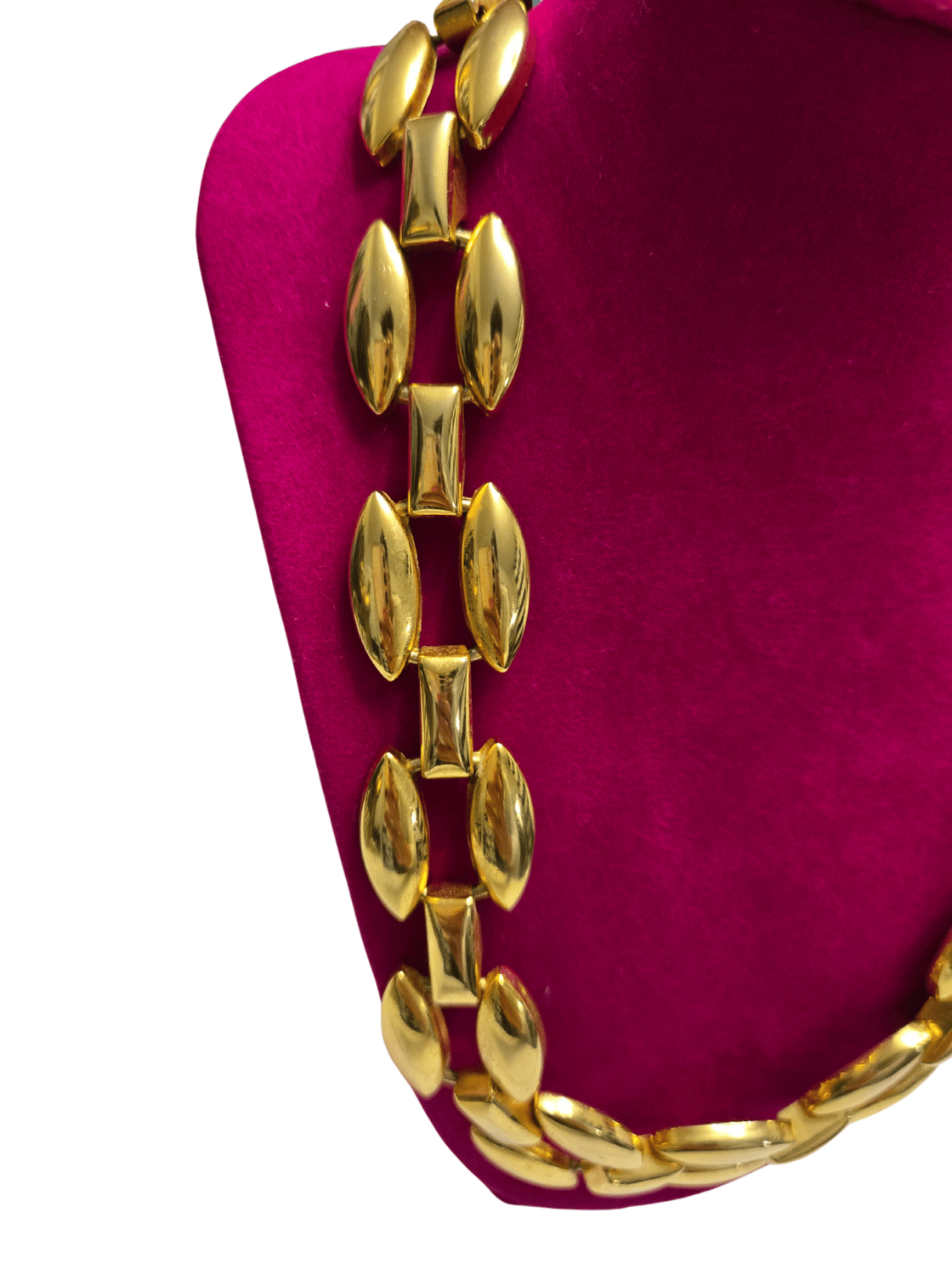 Image of Gold Link Vintage Necklace