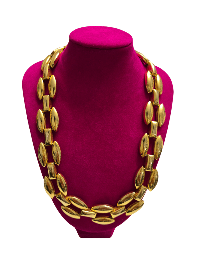 Image of Gold Link Vintage Necklace