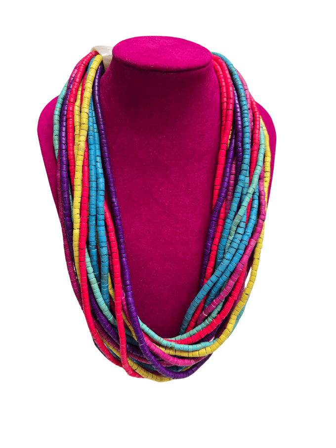 Image of Colorful Beaded Necklace 