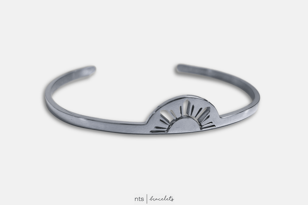 Image of SILVER BAYANIHAN HALF SUN BRACELET (Limited Edition + Silver)