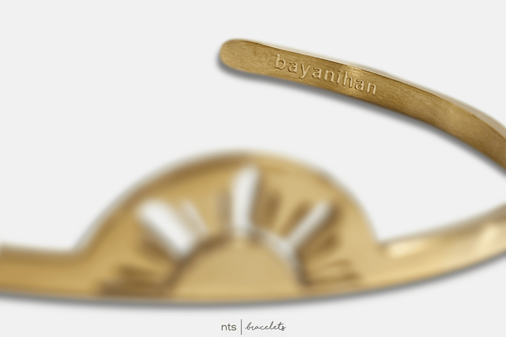 Image of GOLD BAYANIHAN HALF SUN BRACELET (Limited Edition + Gold)