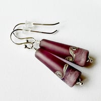 Image 2 of Violet Cone Earrings