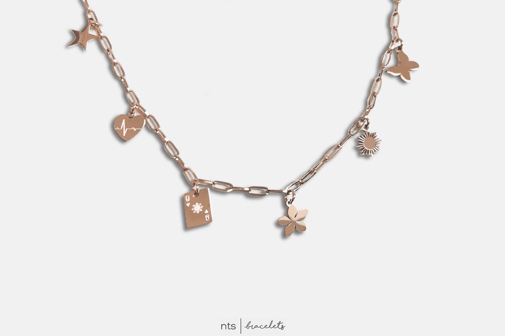 Image of ROSE GOLD  CHARM NECKLACE (Limited Edition + Rose Gold)