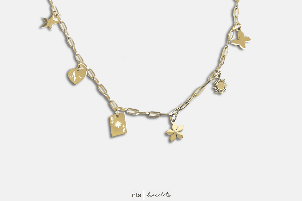 Image of GOLD  CHARM NECKLACE (Limited Edition + Gold)