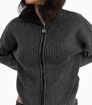 Image of PROTÉMOA - Triple Zip Cardigan