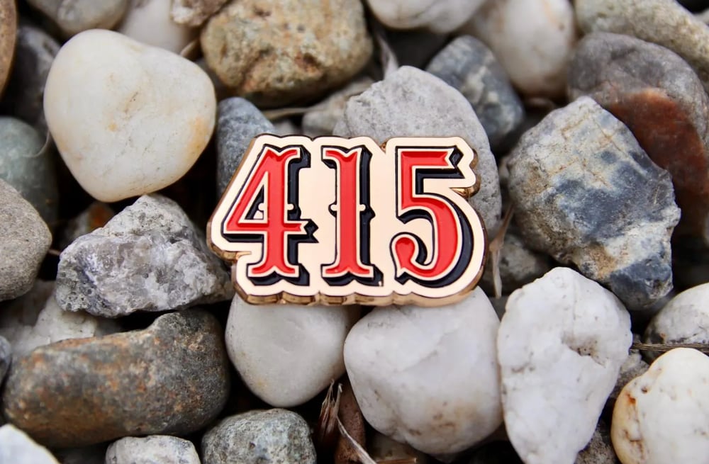 Image of 415 Enamel Pin