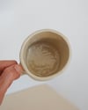 handbuilt scribble mug - slow moments (blue)