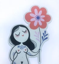 Image 1 of sticker - fleur