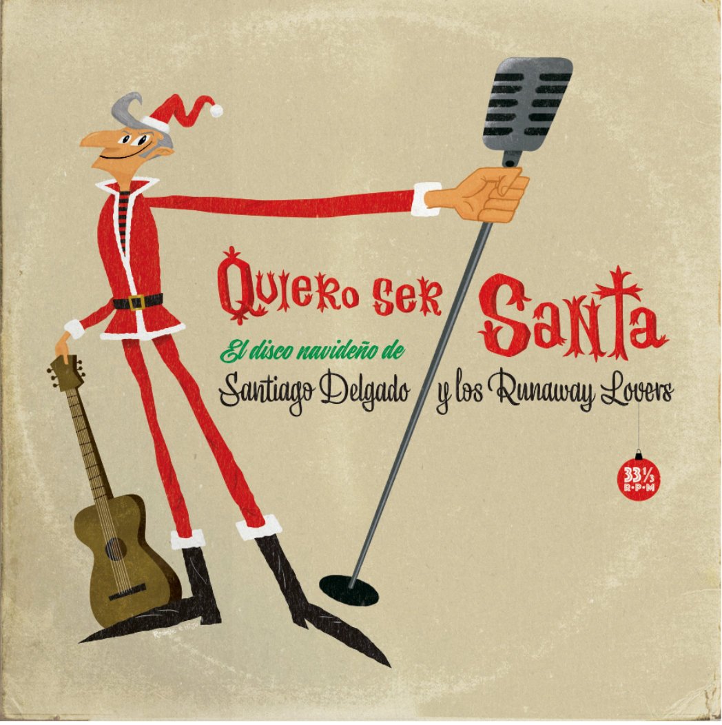 Image of SANTIAGO DELGADO Y LOS RUNAWAY LOVERS - Quiero Ser Santa (LP+CD)