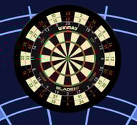 Image 1 of CANVAS COUNTER TRAINING AID - DOUBLE & TREBLES (PLEASE READ DERSCRIPTION)