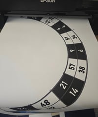 Image 12 of CANVAS COUNTER TRAINING AID - DOUBLE & TREBLES (PLEASE READ DERSCRIPTION)