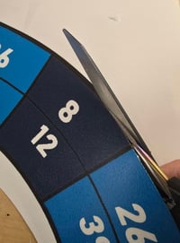 Image 14 of CANVAS COUNTER TRAINING AID - DOUBLE & TREBLES (PLEASE READ DERSCRIPTION)