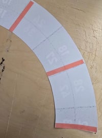 Image 15 of CANVAS COUNTER TRAINING AID - DOUBLE & TREBLES (PLEASE READ DERSCRIPTION)