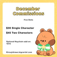 December Art Commissions (5 slots)