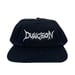 Image of DUNGEON 'RIP STRIP' LOGO CAP - KNIGHT LITE - GLOW IN THE DARK