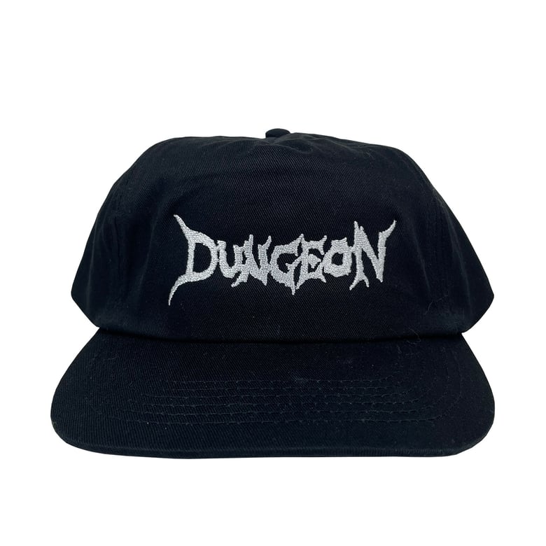 Image of DUNGEON 'RIP STRIP' LOGO CAP - KNIGHT LITE - GLOW IN THE DARK