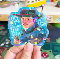 Image 1 of Agent Whiskey Holo Stickers