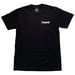 Image of 'PORTCULLIS' T-SHIRT - BLACK