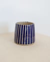 blue stripe cup