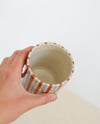 pyjama stripe cup