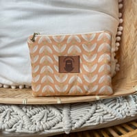 Image 3 of Pochettes zippées Salem "Damier violet","Feuilles roses","Prune","Orange sanguine"