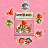 Mini product stickers