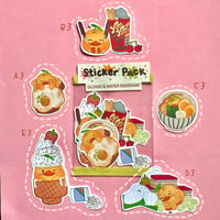 Duck x food stickers