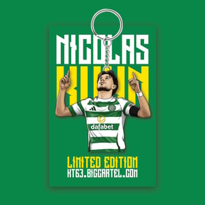 Nicolas Kuhn Pin Badge + Optional Key Ring PRE ORDER