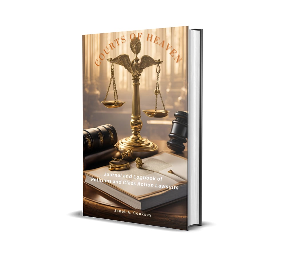Image of (Paperback) Courts of Heaven Journal and Logbook of Petitions and Class Action Lawsuits
