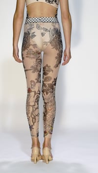Image 2 of LEGGINGS MIX WHITE