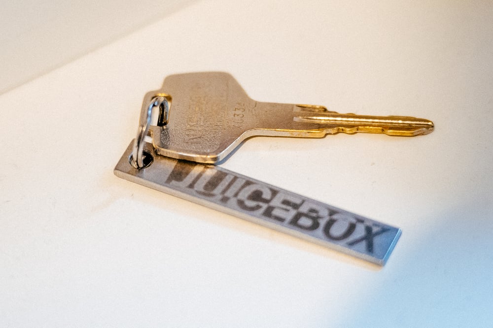 Image of Juicebox Stainless Steel Keyring