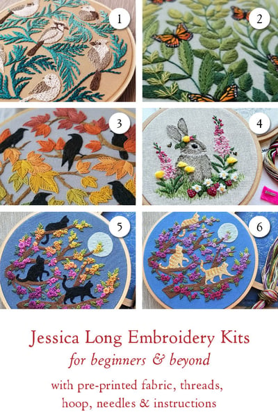 Image of Jessica Long Embroidery Kits