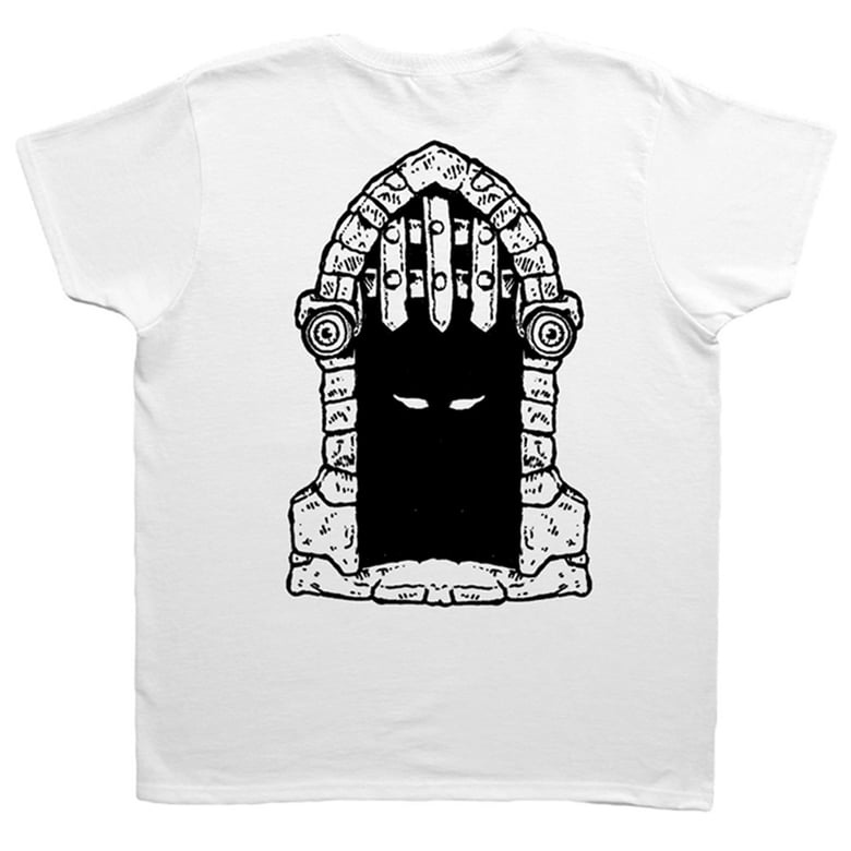 Image of 'PORTCULLIS' T-SHIRT - WHITE