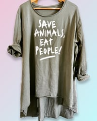Image 1 of Save Animals ϟϟ unisex ϟϟ ONESIZED ϟϟ COTTON Shirt