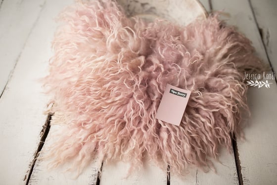 Image of Powder Rose hand felted fur (C)