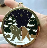 Image 3 of A Walk in the Forest Chow Chow  Holiday Ornament 