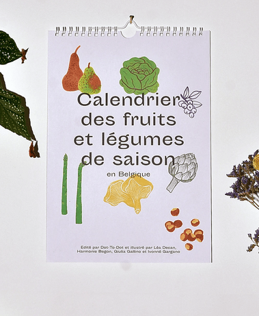 Image of Calendrier perpétuel des fruits et légumes de saison - SANS FRAIS DE PORT