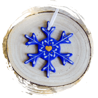 Image 1 of Ornament fulg bleu