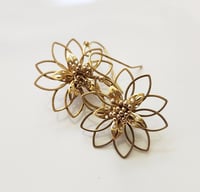 Image 2 of Poinsettia Earrings