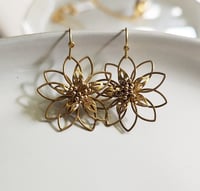Image 1 of Poinsettia Earrings
