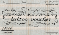 tattoo gift card