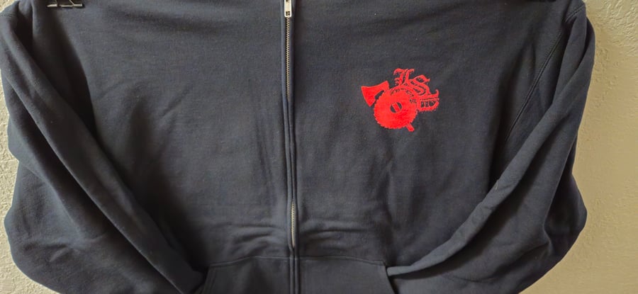 Image of BLOODY RUCKUS: CULT GOD Zip Up Hoodie 