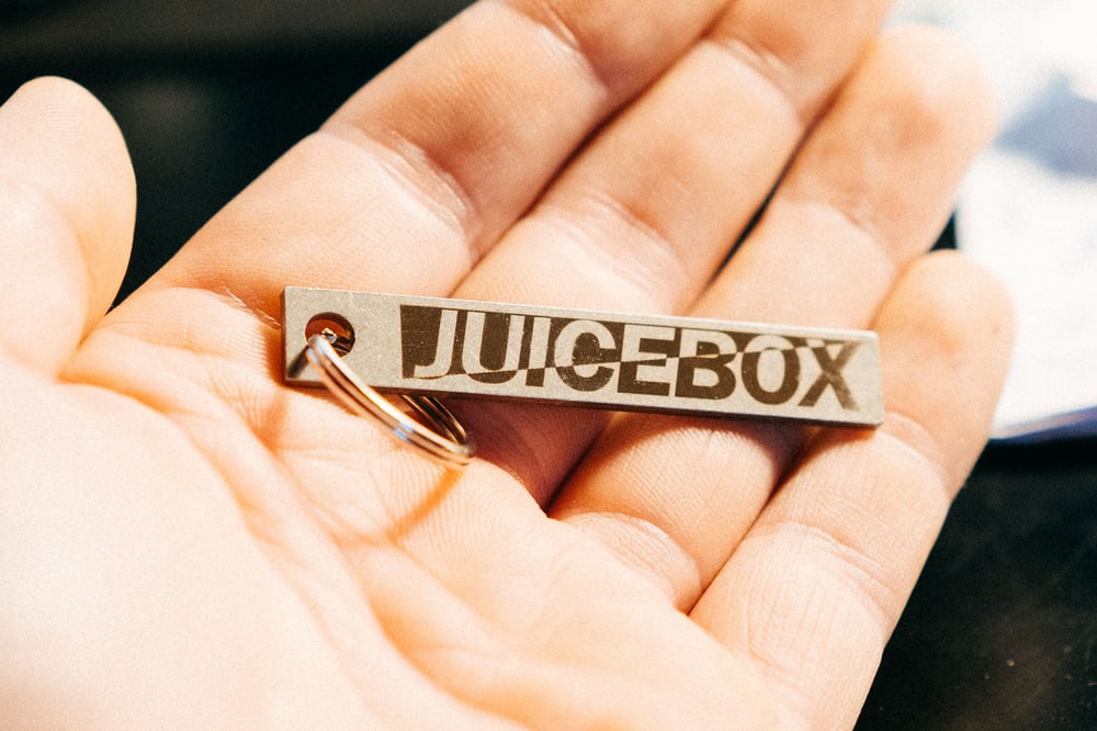 Image of Juicebox Stainless Steel Keyring