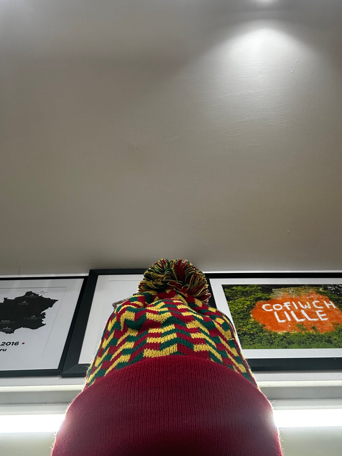 Image of Wales Home & Away Retro  bobble Hat 