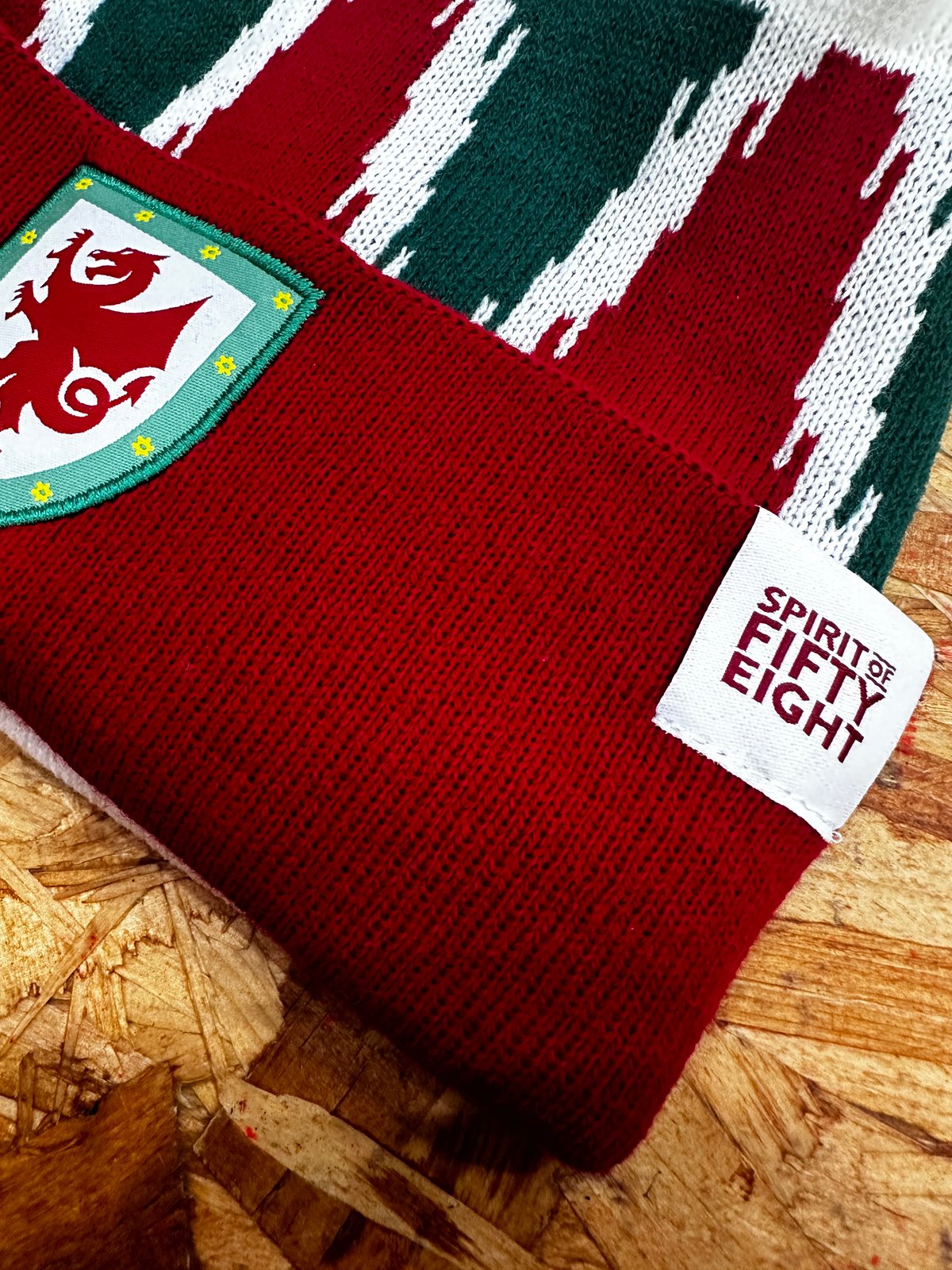 Image of Wales Away ‘22 Custom Bobble Hat 