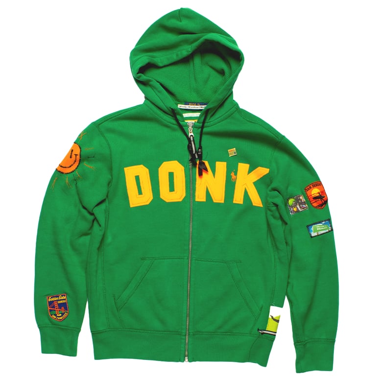 Image of Polo Donk 23 TEK Hoodie Green 1/1