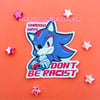 Shadow Says Don't Be Racist sticker