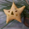 gilded star ornament