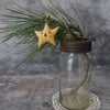 gilded star ornament