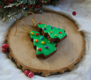 Image of Christmas tree brownies 